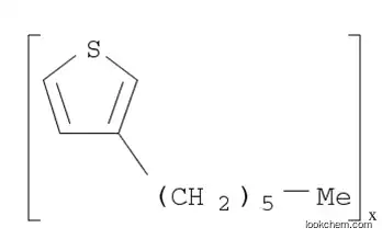 Molecular Structure of 104934-50-1 (Poly(3-hexylthiophene-2,5-diyl))